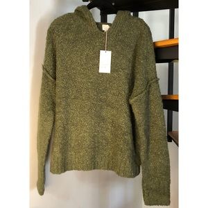 A New Day Woman’s Olive Hoodie Sweater Size M NWT